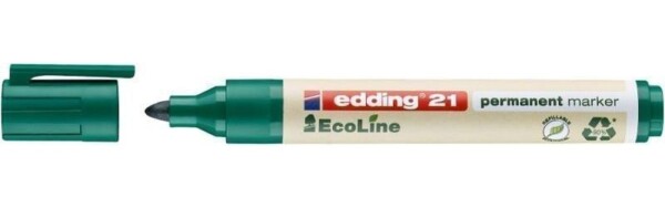 Permanentní popisovač EDDING 21, zelený