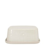 Bastion Collections Keramická máslenka June Clay, krémová barva, keramika