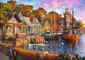 Trefl - Puzzle - Premium Plus Tea Time: Přístav u moře