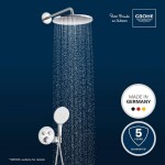 GROHE - Precision SmartControl Sprchový set s termostatem pod omítku, průměr 31 cm, 3 proudy, chrom 34877000