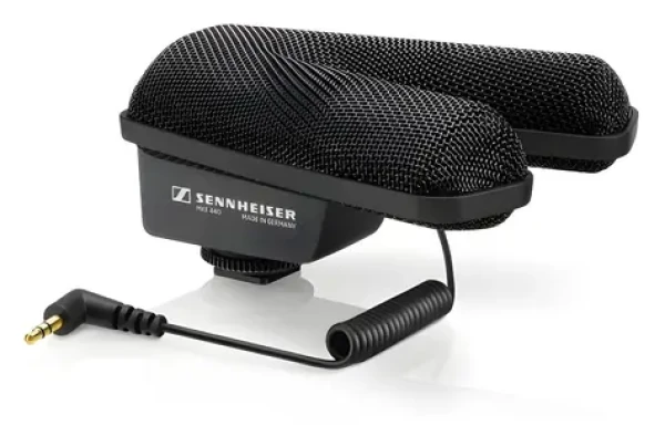 Sennheiser MKE 440 černá / Kondenzátorový mikrofon / Stereo / Super kardioidní / Low-pass filtr / Pro fotoaparát (S506258)