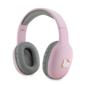 Hello Kitty Bicolor Kitty Metal Head Logo Stereo Headphones růžová / Bezdrátová sluchátka / BT 5.3 / výdrž až 8 h (57983116932)