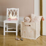 Cam Cam ApS Bavlněný polštářek Bows 30 × 40 cm, růžová barva, oranžová barva, textil
