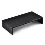 Set saténových podstavců na šperky - černý - 35~39 x 19,7 x 3~8 cm - 3 ks - výprodej