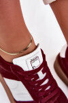 Semišové Sneakersy Dámské Daniel Lopez SS2D4023 Bordová 38