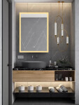 Zrcadlo se senzorem SAT Feel 60x80 cm bílá SATZFEELOBLED6080 SATZFEELOBLED6080