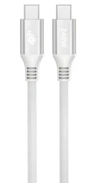 TB Touch USB-C - USB-C 240W bílý / Datový kabel / 1 m / Power Delivery (AKTBXKUCCOSI10W)