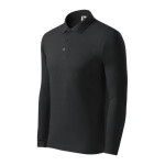 Pánské polo triko Pique Polo LS M MLI-22194 Tmavě šedá - Malfini tmavě šedá XL