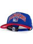 Mitchell & Ness Pánská kšiltovka New York Rangers NHL Team Arch Classic Red Stretch-Snap - Černá