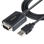 StarTech černá / Adaptér USB na sériový port (RS232) / DB-9 / USB 2.0 / 0,9 m (1P3FPC-USB-SERIAL)
