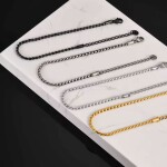 Pánský ocelový náramek Simon - chirurgická ocel, Stříbrná 18 cm + 5 cm (prodloužení)