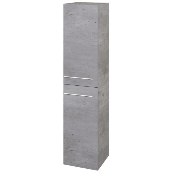 Dřevojas - Vysoká skříň DOS SVD2 35 - D01 Beton / Úchytka T02 / D01 Beton / Levé 62807B