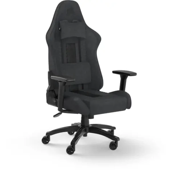 Corsair TC100 Relaxed (Látková) černo-šedá / Herní židle / Látková / nastavitelná výška a úhel / nosnost 120kg (CF-9010052-WW)