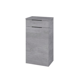Dřevojas - Nízká skříňka DOS SNDZ 50 - D01 Beton / Úchytka T07 / D01 Beton / Levé 156190I