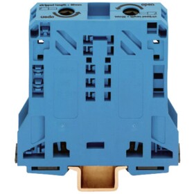 WAGO 285-154 průchodková svorka 20 mm pružinová svorka osazení: N modrá 1 ks