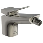 IDEAL STANDARD - Conca Tap Bidetová baterie s výpustí, Silver Storm BC760GN