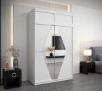 Šatní skříň Abi Bo s nástavcem Barva korpusu: Dub artisan, Rozměry: 250 cm, Dveře: Dub artisan