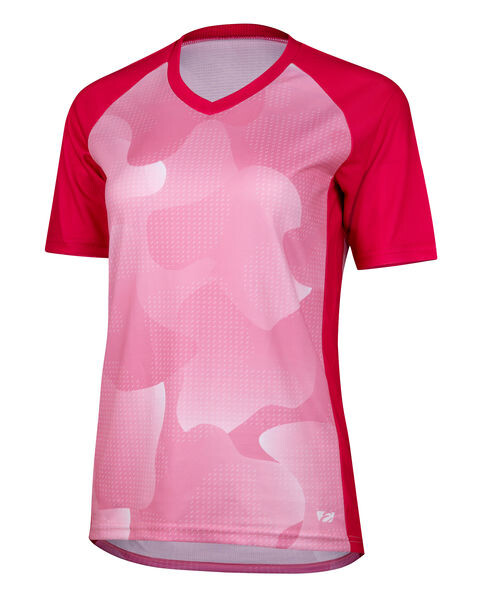 Dámské volné triko/dres ROXY, růžová/bílá (materiál MicroCool volný střih, velikost 2XL)