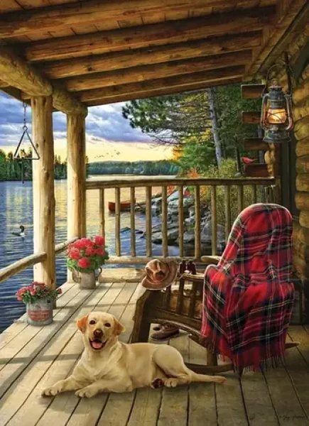 COBBLE HILL Puzzle Dřevěná terasa