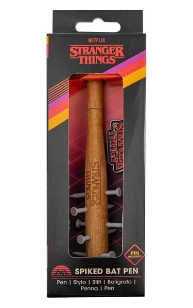 Stranger Things Propiska baseballová pálka a odznáček