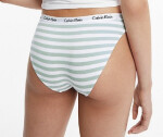 Dámské kalhotky D1618E 5XD bílá/zelená Calvin Klein bílo-zelená