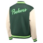 Nike Pánská bunda Green Bay Packers NFL Rewind Legacy Bomber Cream Velikost: S