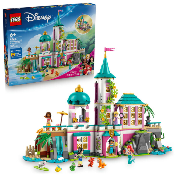 LEGO LEGO® ǀ Disney Princess 43267 Hrad princezen a královští domácí mazlíčci