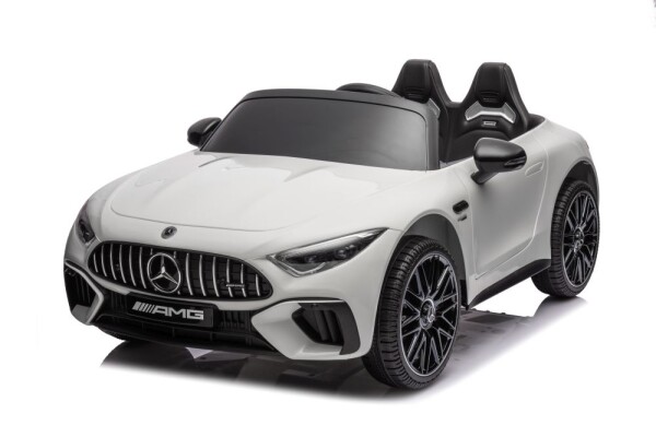 Mamido Elektrické autíčko Mercedes AMG SL63 4x200W 24V bílé EVA, ECO kůže