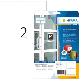 Herma Etikety Outdoor bílá / Etikety / voděodolné / 210x148 mm / 40 ks (10797)