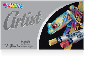 Colorino Colorino, R81162PTR, Artist, sada olejových pastelů, metalické, 12 ks