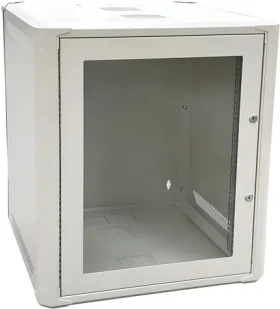 Conexpro Rozvaděč 12U/600mm / Nástěnný rozvaděč / 19" / Flat pack / jednodílné skleněné dveře (RCFP-12U-6G-G)