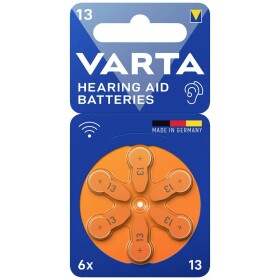 Varta knoflíkový článek ZA 13 1.4 V 6 ks zinko-vzduchová Hearing Aid PR48 - Varta HAB13 6 ks 24606101416