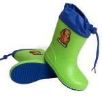Dětské holinky Coqui lime/royal Velikost: 28