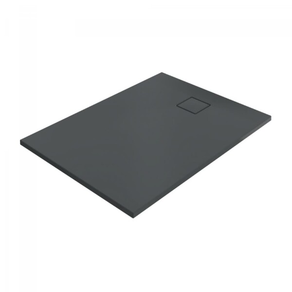 HUPPE - Sprchová vanička obdélníková Hüppe EasyFlat 140x100 cm litý mramor antracitová matná EF0217.128 EF0217.128