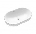 INVENA - Umyvadlo na desku NIKE 60 cm oval CE-28-060-W