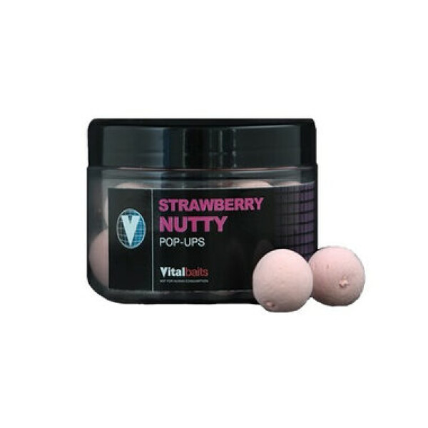 Vitalbaits Pop-Up Strawberry Nutty Washed Out Pink 50g 14mm (04-0048)