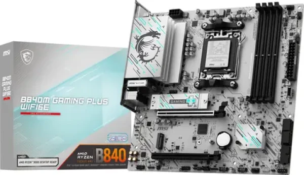 MSI B840M GAMING PLUS WIFI6E / Základní deska / B840 / 4x DDR5 / 1x 2.5GLAN / Wi-Fi 6E / mATX (B840M GAMING PLUS WIFI6E)