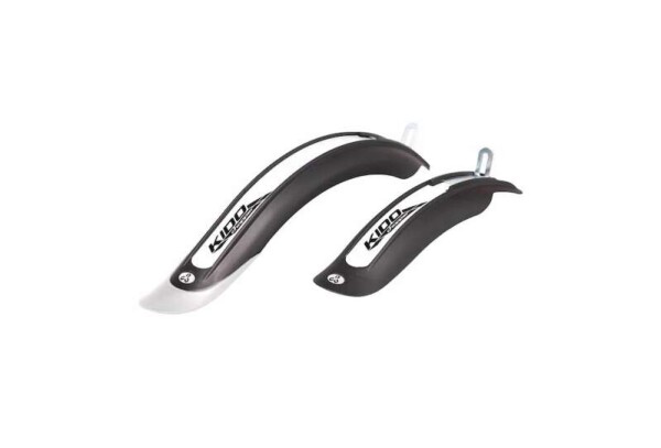 Blatníky CTM KIDO, SDE, černá/bílá, 20'', reflexní