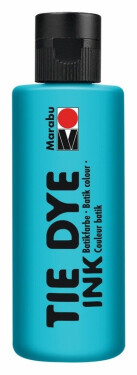 Batikovací barva 80ml - karibská modrá 091