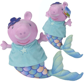 Plyšové prasátko Peppa Mořská panna 30 cm - Hermanex