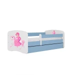 Dětská postel Babydreams+M modrá 80x180 Princezna 1