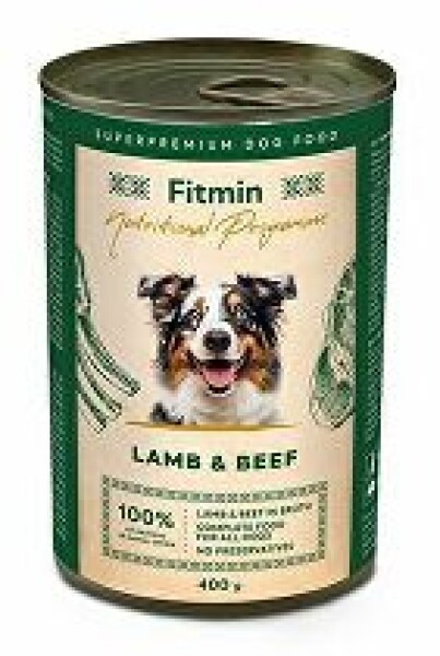 Fitmin dog NP konz. jehněčí a hovězí 400g