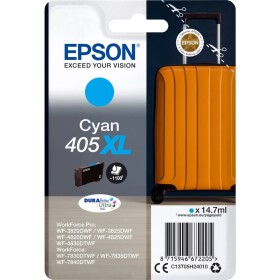 Epson Ink T05H2, 405XL originál azurová C13T05H24010 - Epson T05H24010 - originální