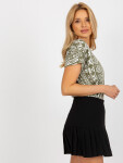 Dámská halenka D73771R10978P khaki barva FPrice