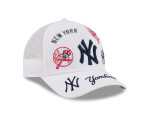 Pánská kšiltovka New York Yankees MLB NEW ERA 940MC AF Trucker All Over bílá