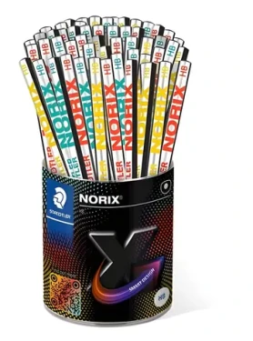 Staedtler Norix / Grafitové tužky / tvrdost HB / 72 ks / recyklované dřevo (181 KP72)