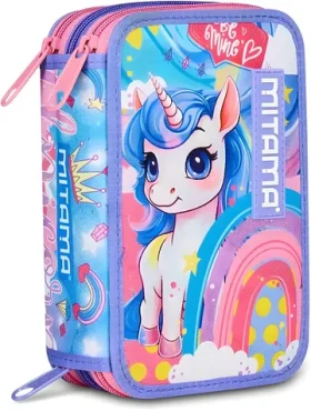 Mitama Triplo Rainbow / Školní penál / Třípatrový / Plný / 47 ks (64866)