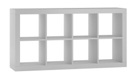 FRONTI Regál KALAX 2x4 Bílý (zbývá 5 ks)