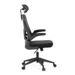 Kancelářská židle, houpací mechanismus, černá, KA-K2021 BK