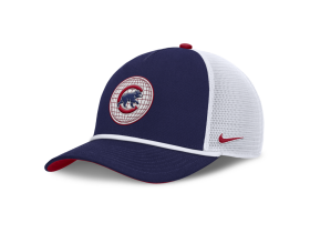 Nike Pánská kšiltovka Chicago Cubs MLB Primetime Dri-Fit Rise Structured 5 Panel Trucker Cap Velikost: S/M